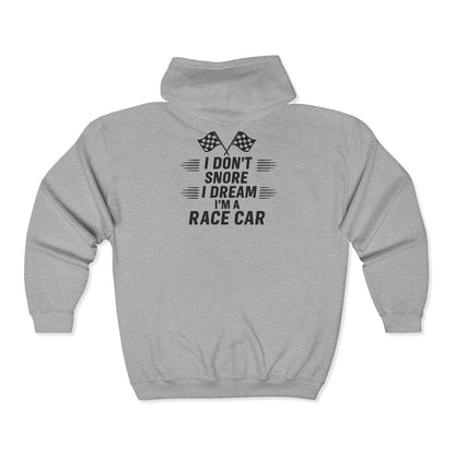 I Don't Snore Unisex Full Zip Hoodie