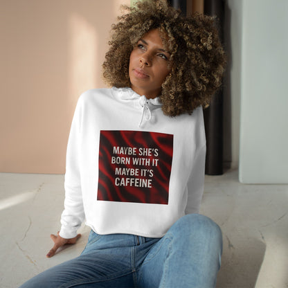 Born With It Women's Crop Hoodie