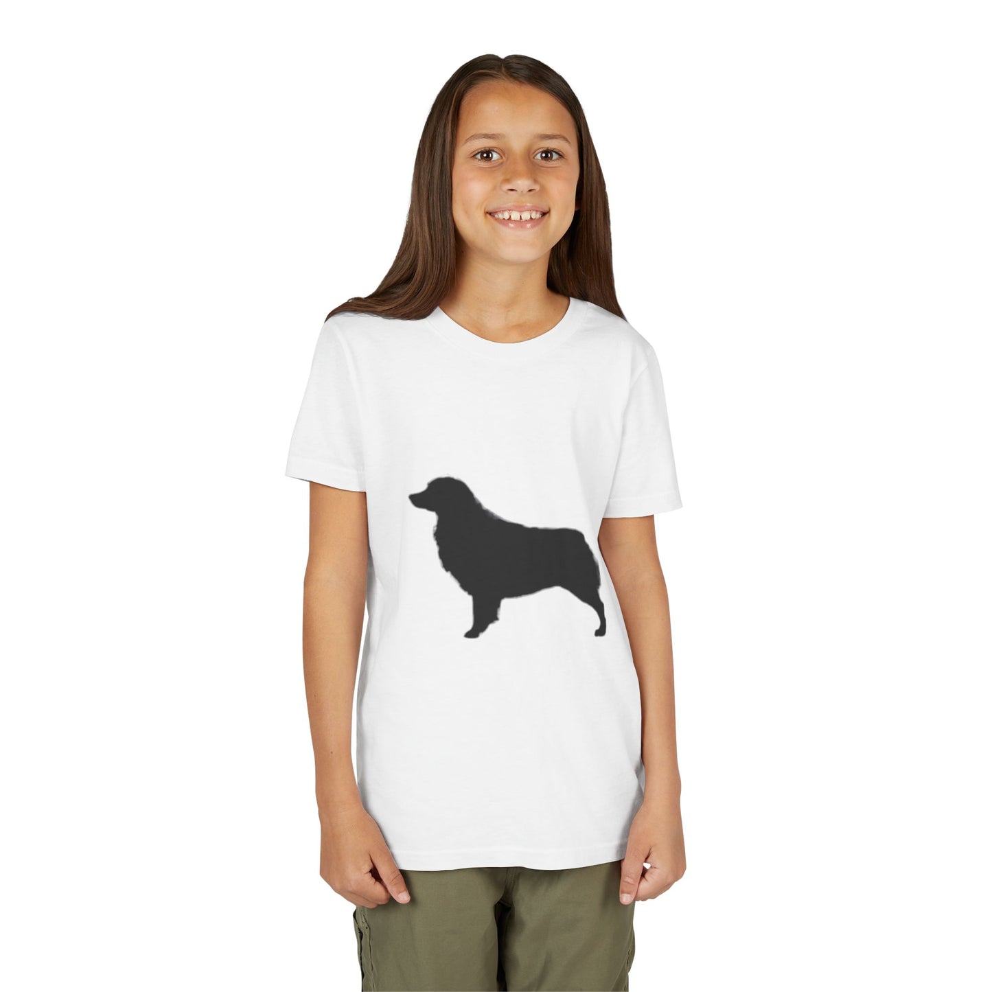 Aussie Silhouette Youth Unisex Short Sleeve Crewneck Tee