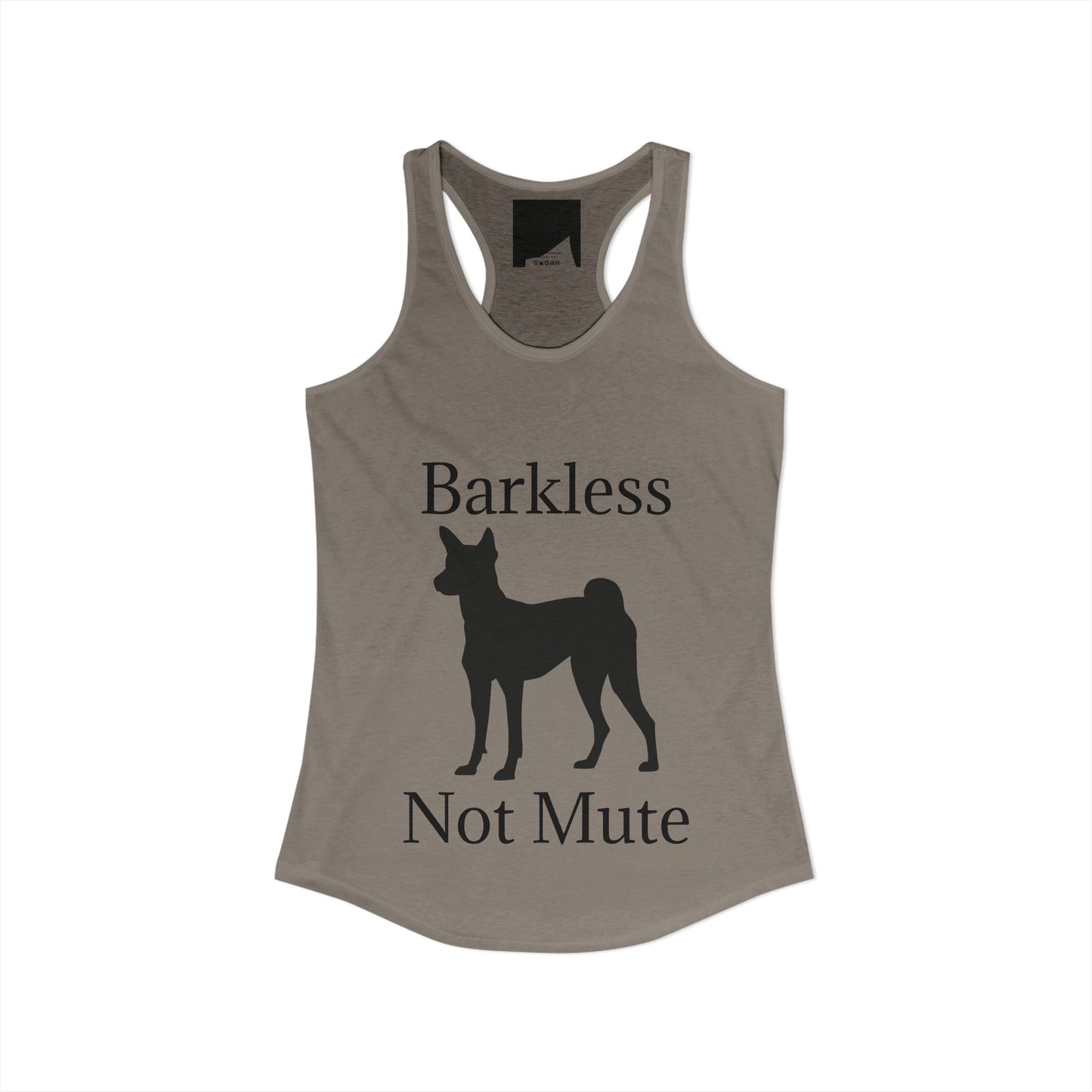 Barkless Not Mute Women's Racerback Tank
