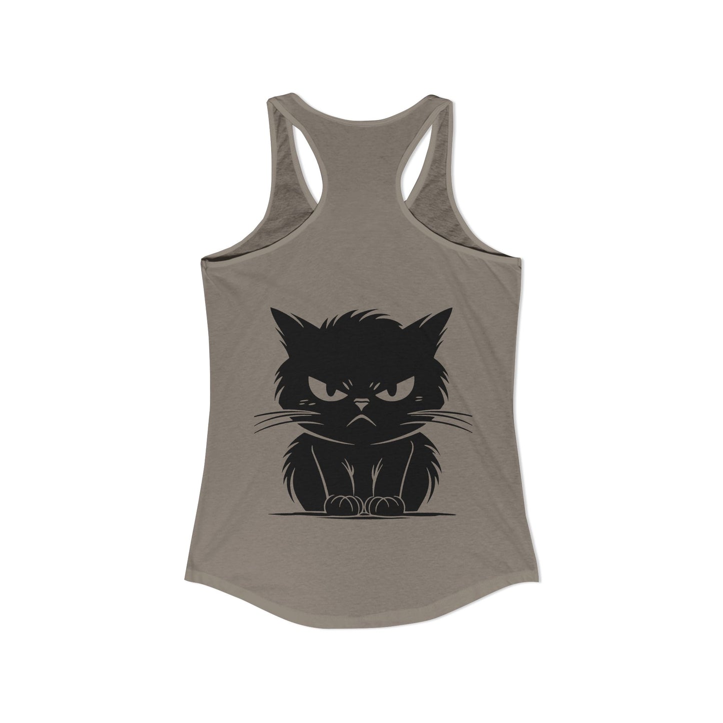 Angry Cat Women's Racerback Tank