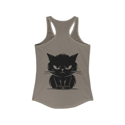 Angry Cat Women's Racerback Tank