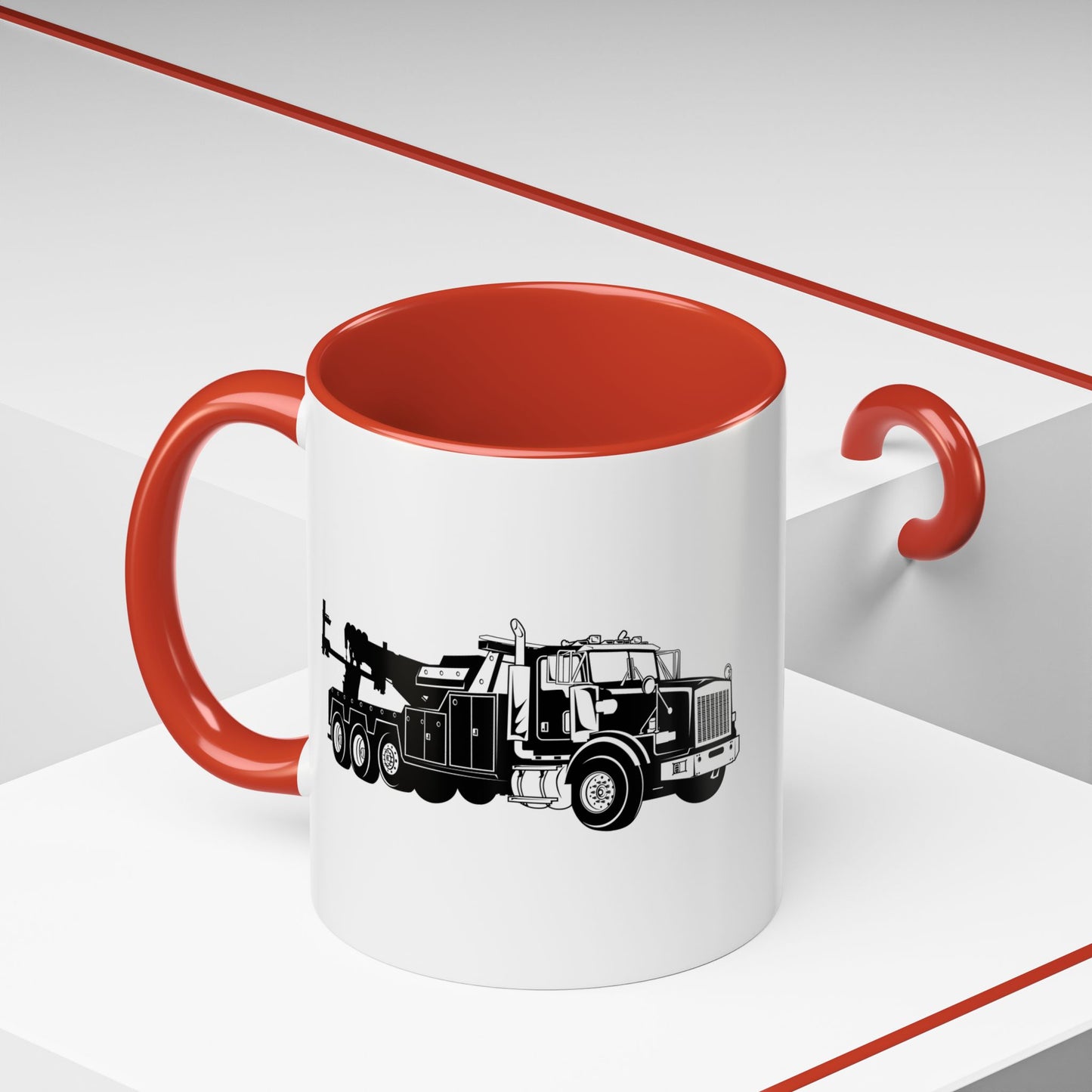 Heavy Tow Truck 2-Tone Coffee Mug