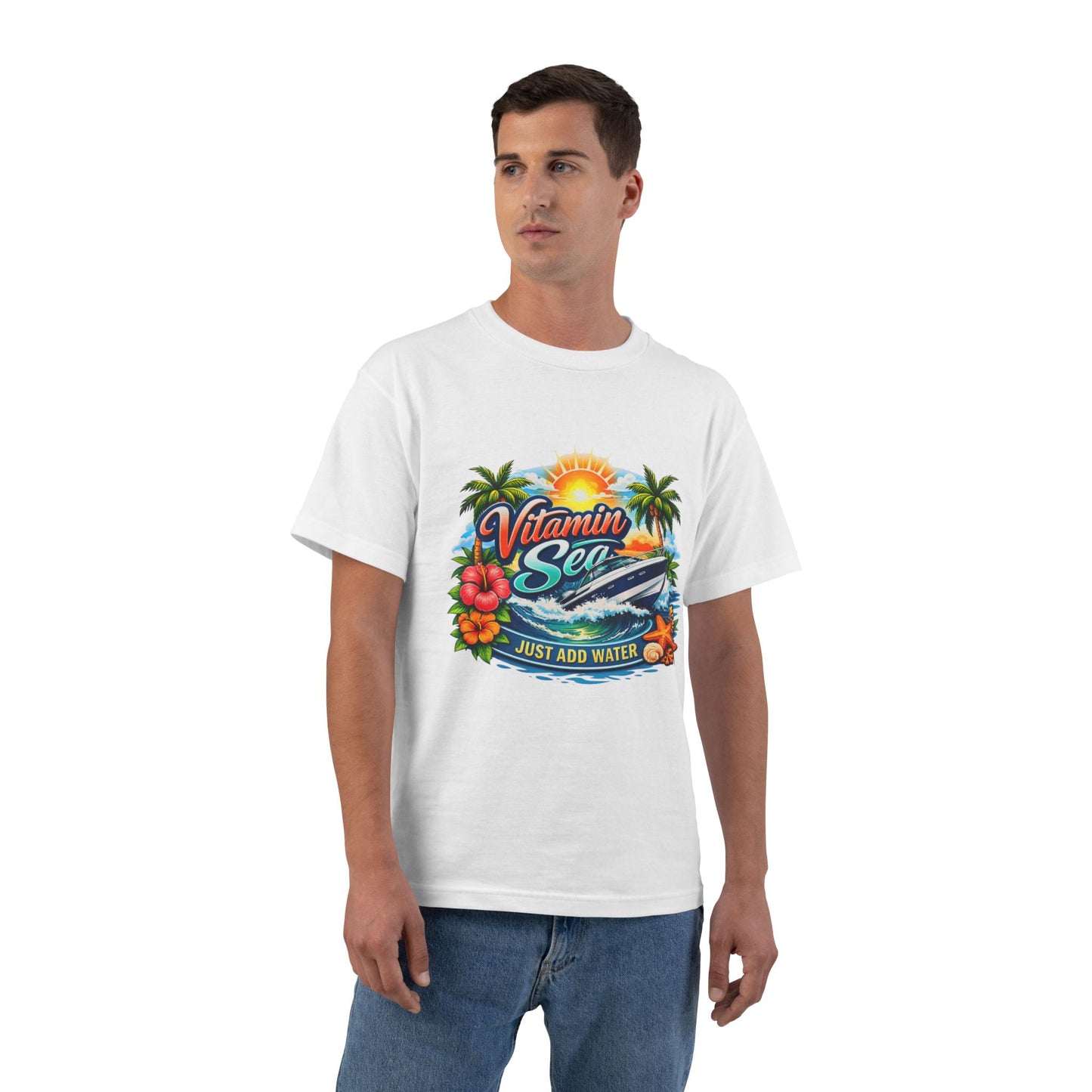 Vitamin Sea Men's Short-Sleeve Crewneck Tee