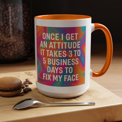 Fix My Face 2-Tone Coffee Mug