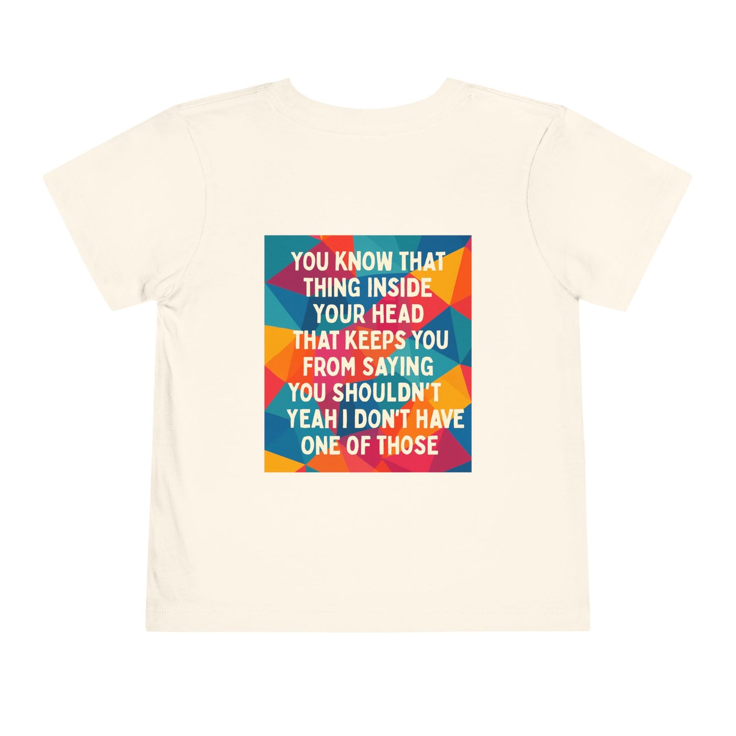 No Filter Toddler Unisex Short Sleeve Crewneck Tee