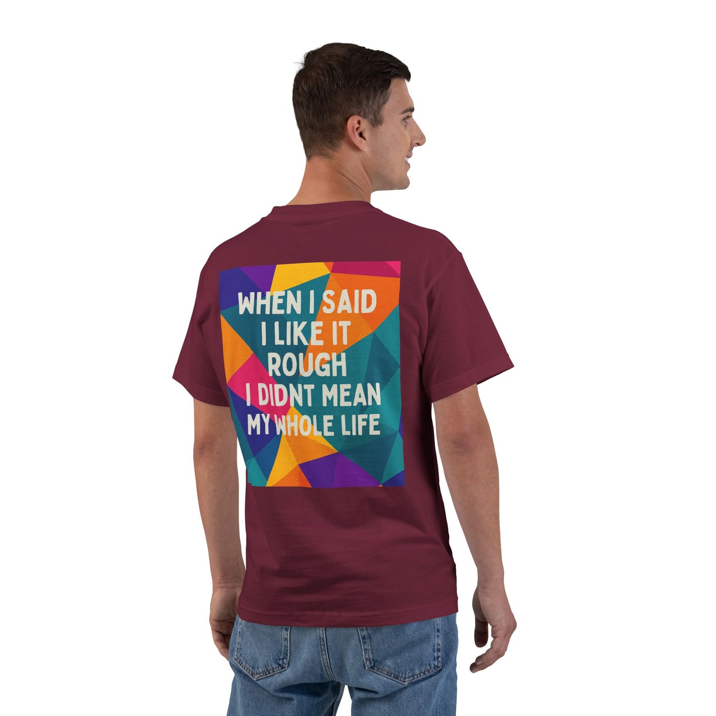 Like It Rough Men's Short-Sleeve Crewneck Tee