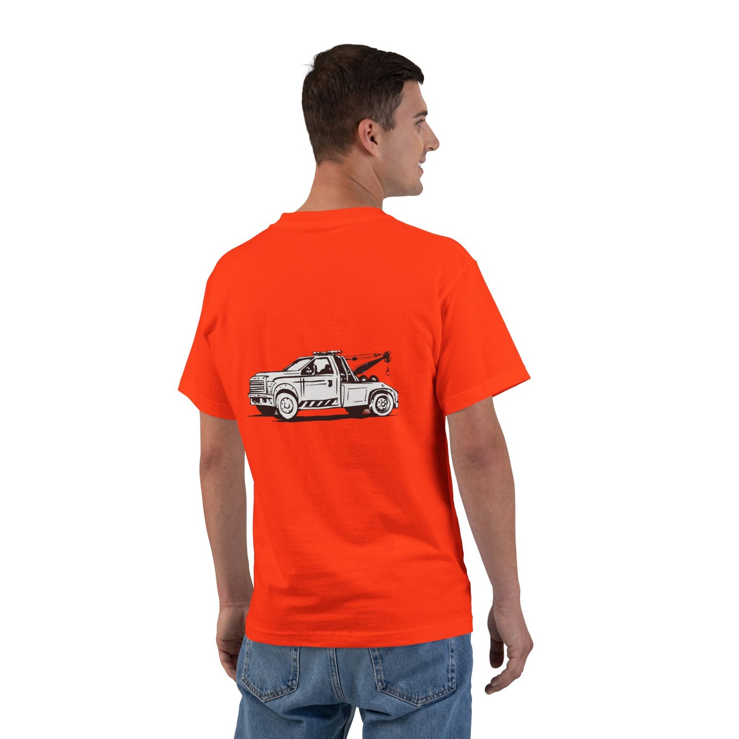 Wheel Lift Tow Truck Men's Short-Sleeve Crewneck Tee