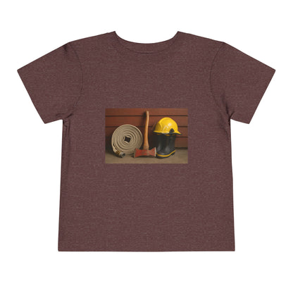 Fire/Rescue Appreciation Toddler Unisex Short Sleeve Crewneck Tee