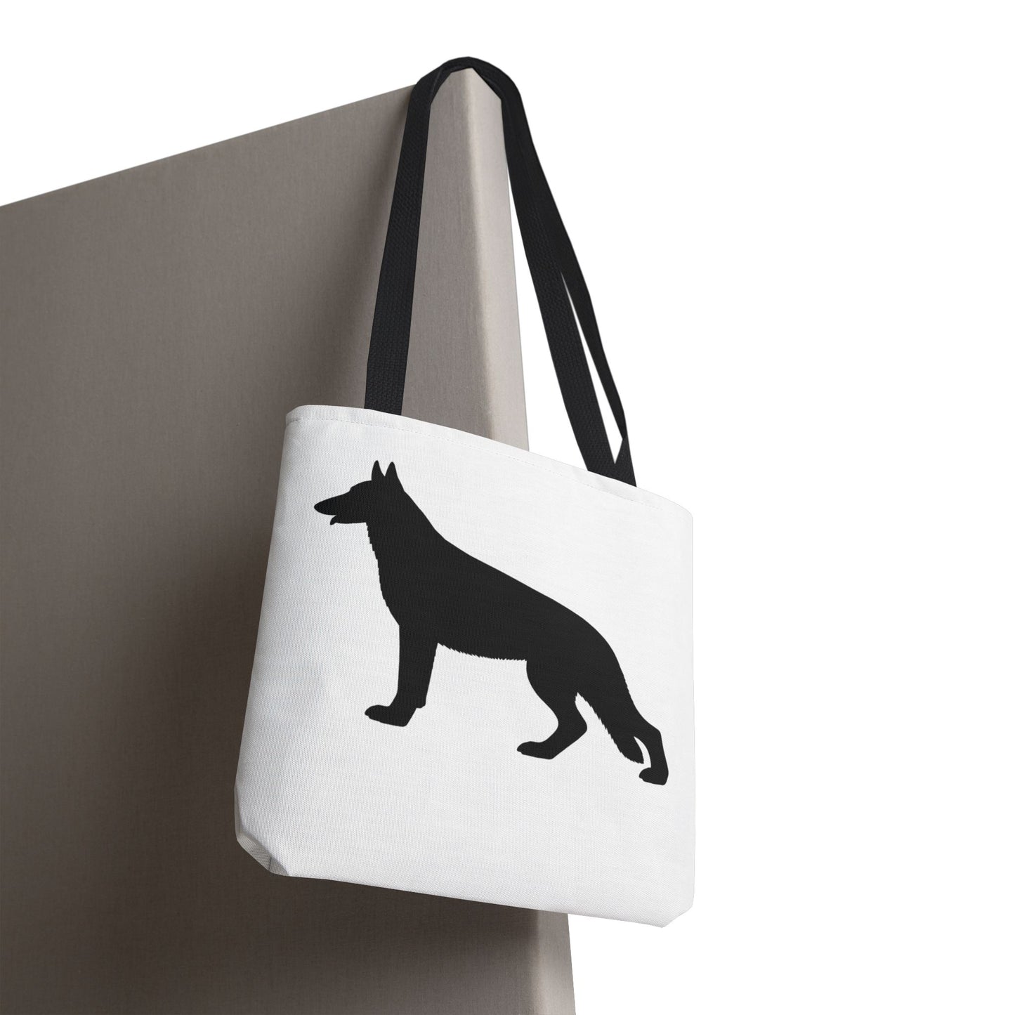 German Shepherd Silhouette Tote Bag