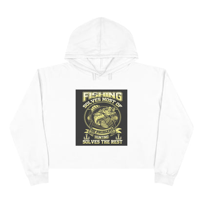 Problem Solving Women's Crop Hoodie