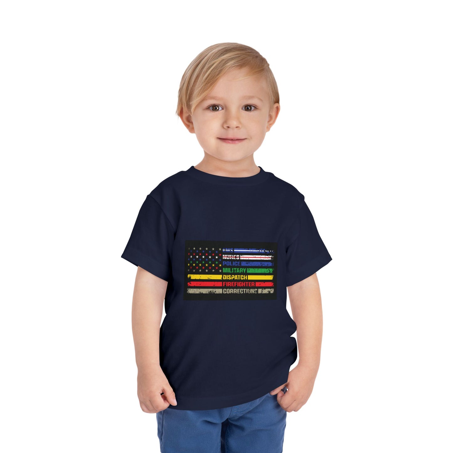 First Responder Toddler Unisex Short Sleeve Crewneck Tee