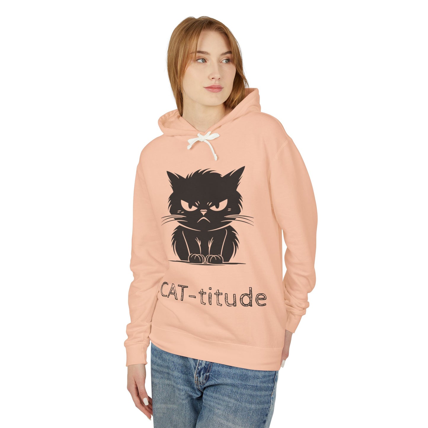 CAT-titude Unisex Lightweight Hoodie