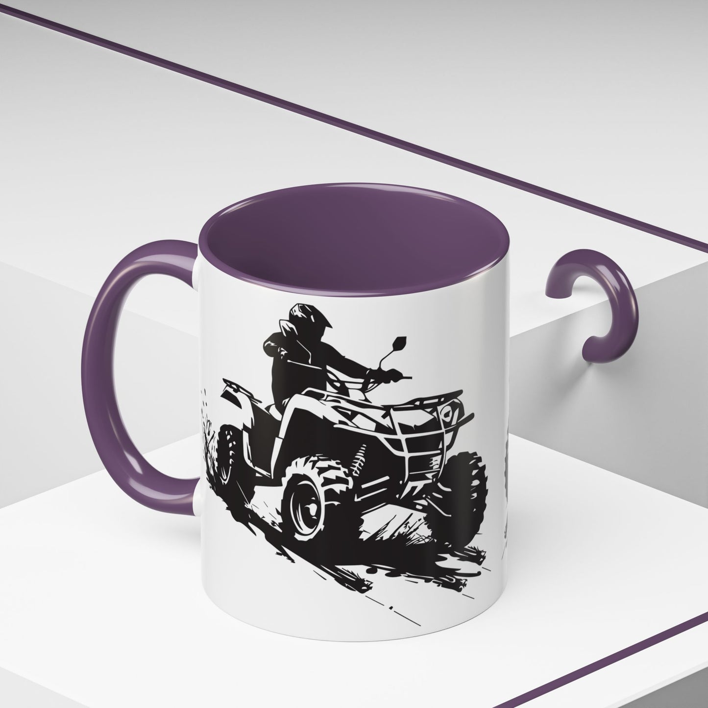 Slingin' Mud Quad 2-Tone Coffee Mug