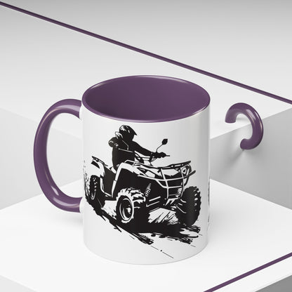 Slingin' Mud Quad 2-Tone Coffee Mug
