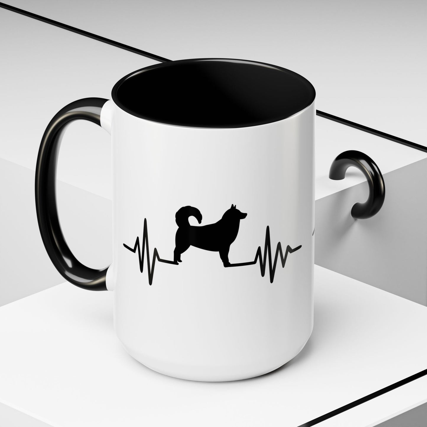 My Heart Beats For Malamutes 2-Tone Coffee Mug