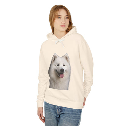 Samoyed Head Unisex Lightweight Hoodie