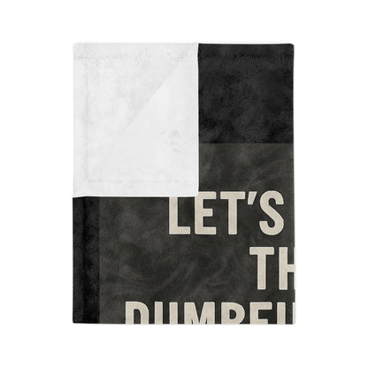 Dumbfuckery Velveteen Microfiber Blanket