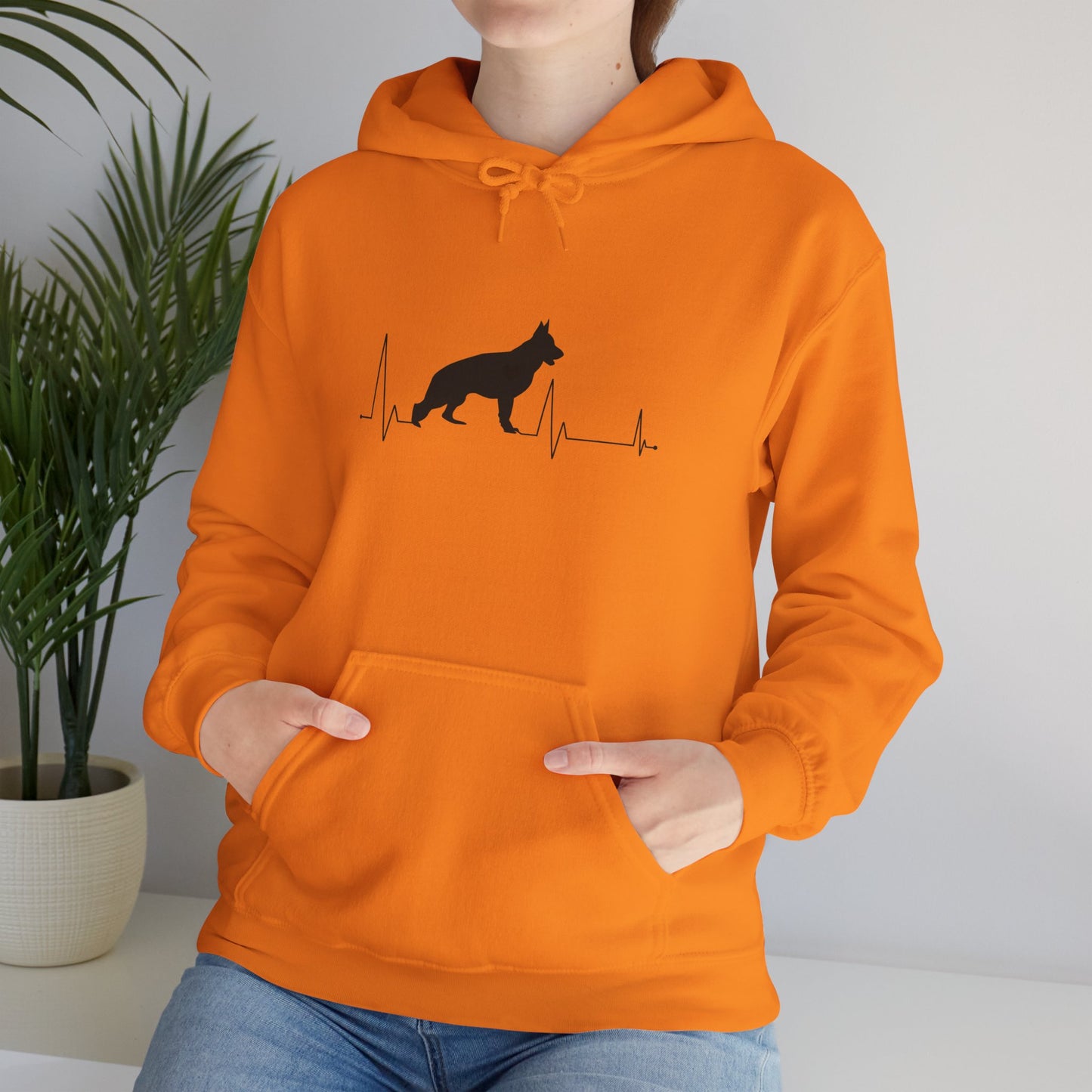 My Heart Beats For German Shepherds Unisex Hoodie