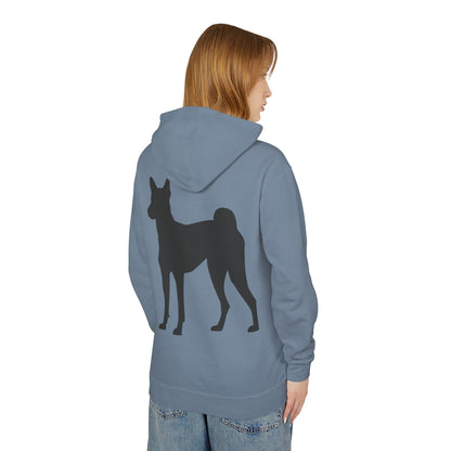 Basenji Silhouette Unisex Lightweight Hoodie