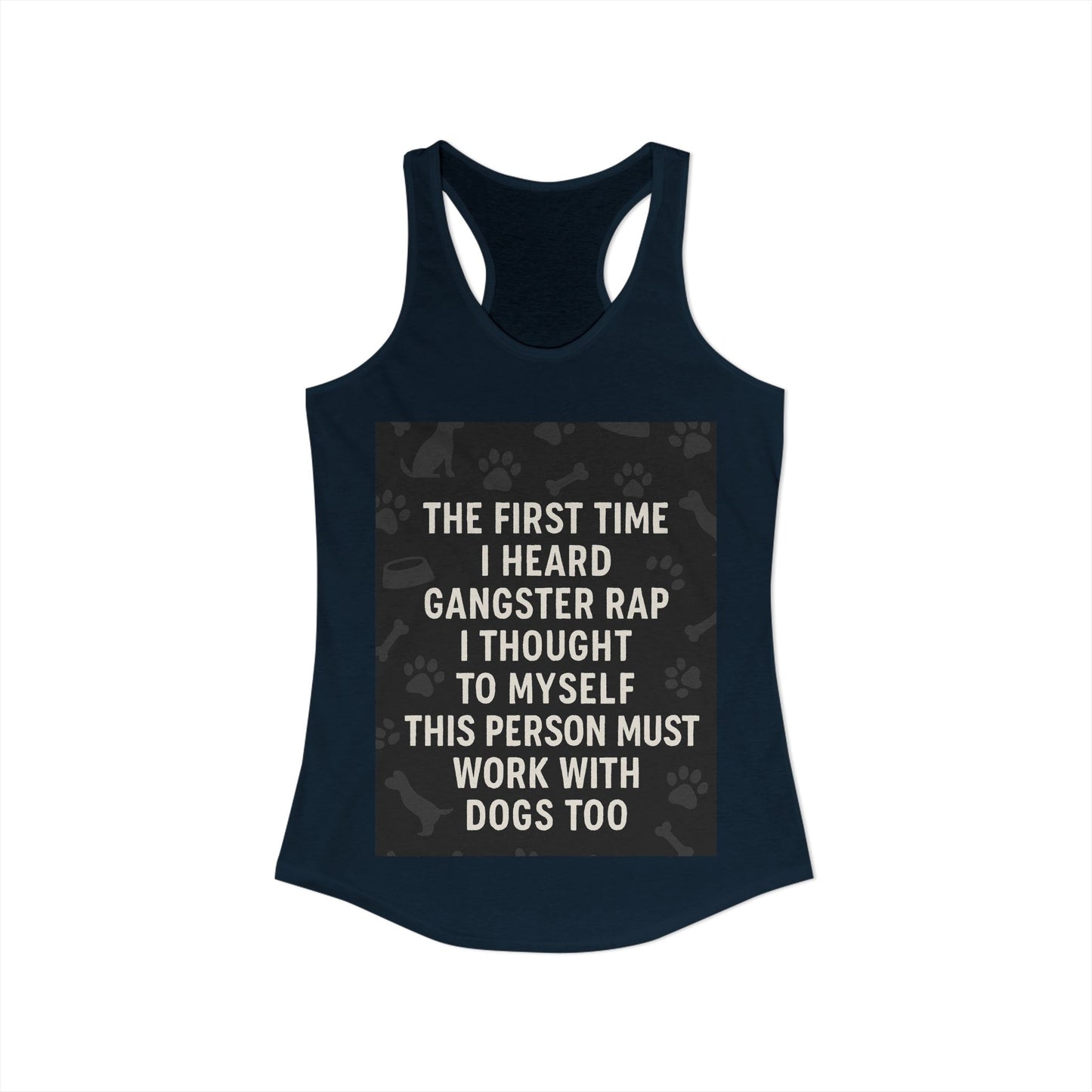 Gangster Rap Women's Racerback Tank
