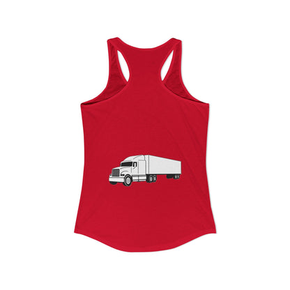 Semi Truck Women's Racerback Tank