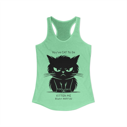KITTEN Me Women's Racerback Tank