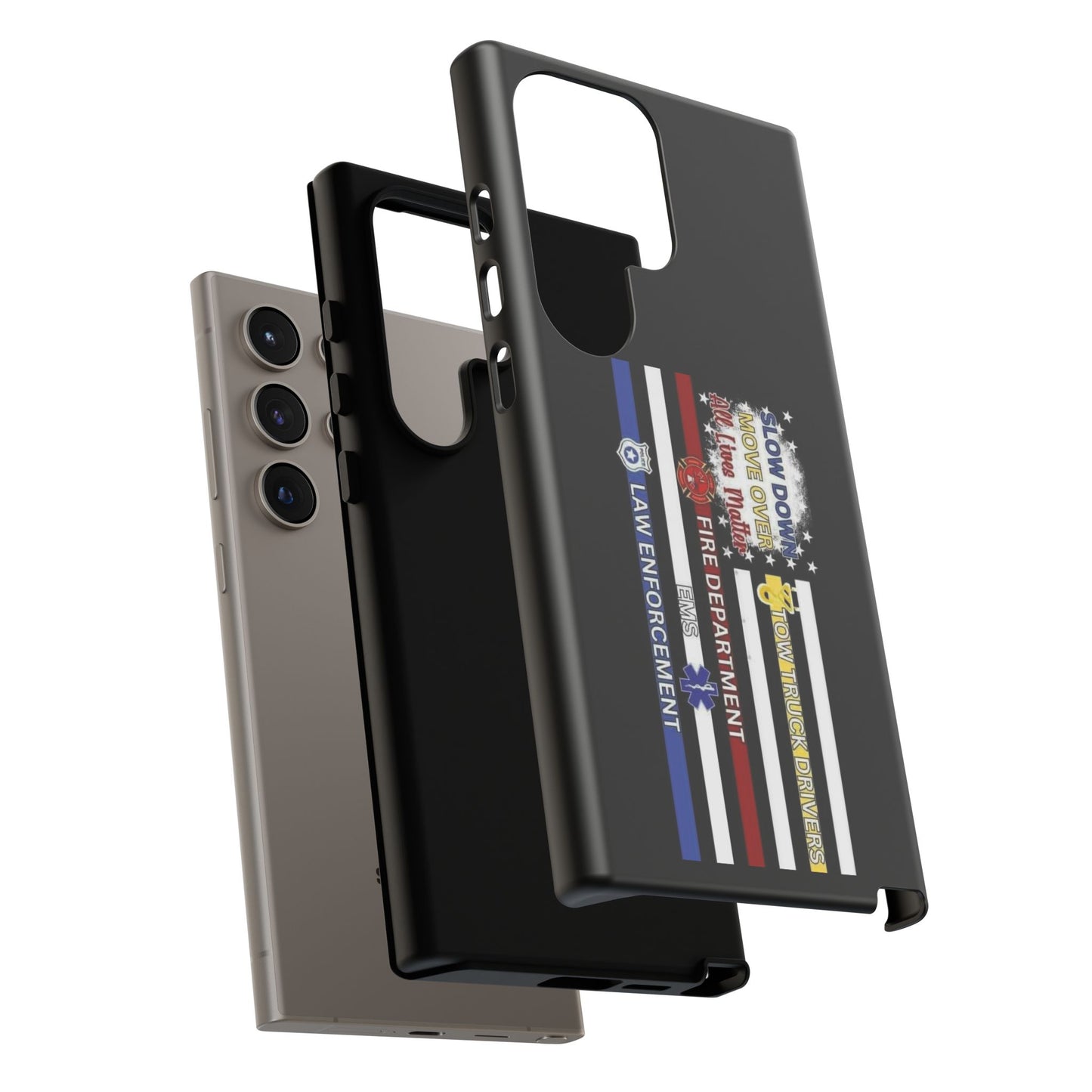 Slow Down Move Over Flag Samsung Case