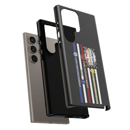 Slow Down Move Over Flag Samsung Case