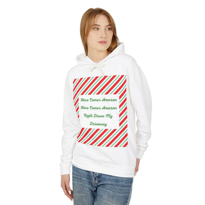 Here Comes Amazon Unisex Lightweight Hoodie