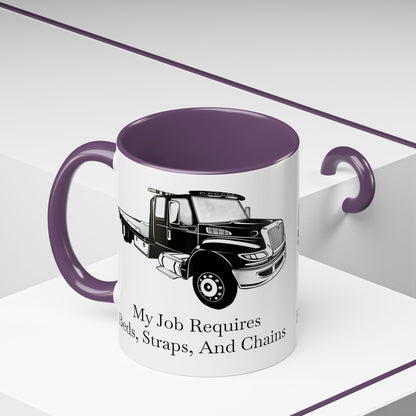 Beds, Straps, And Chains 2-Tone Coffee Mug