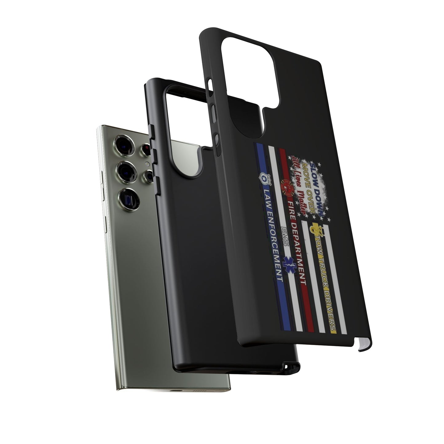 Slow Down Move Over Flag Samsung Case