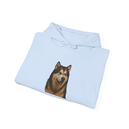 Malamute Head Unisex Hoodie