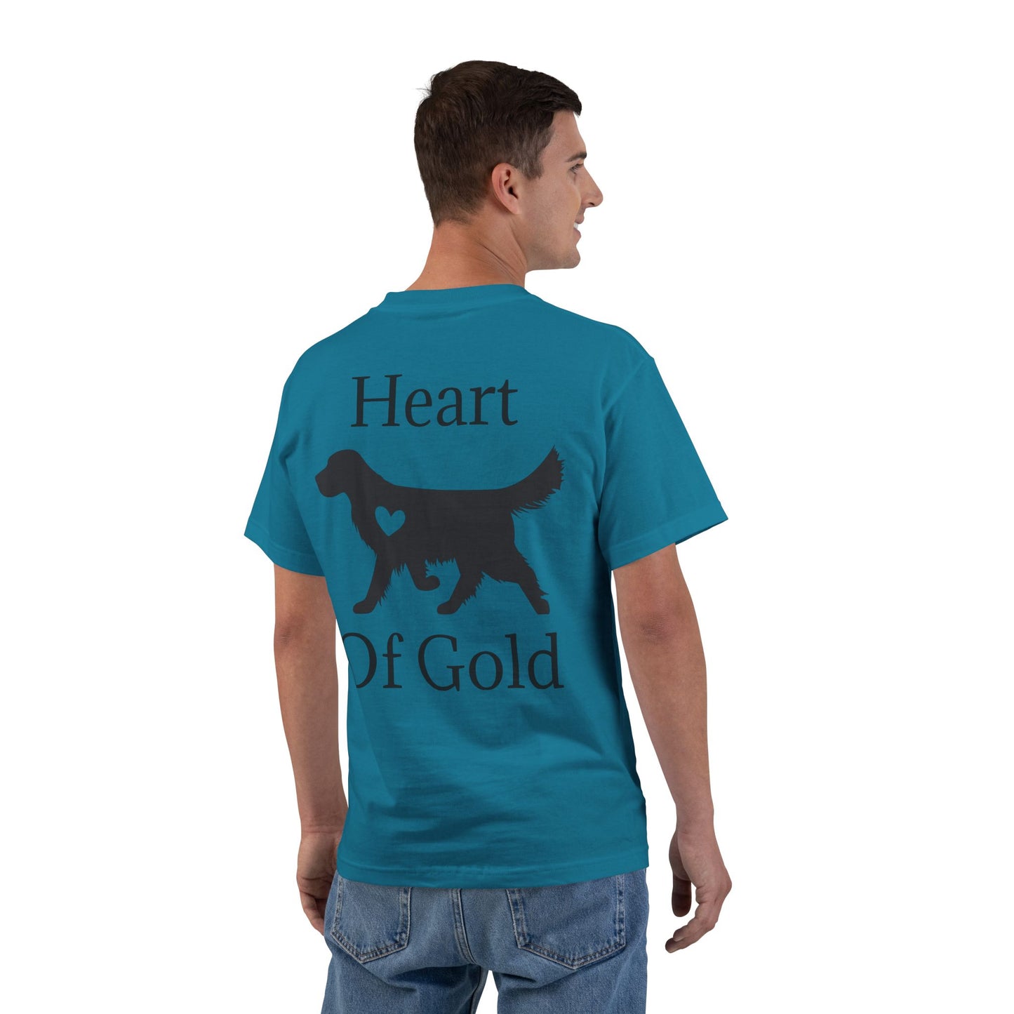 Heart Of Gold Men's Short-Sleeve Crewneck Tee