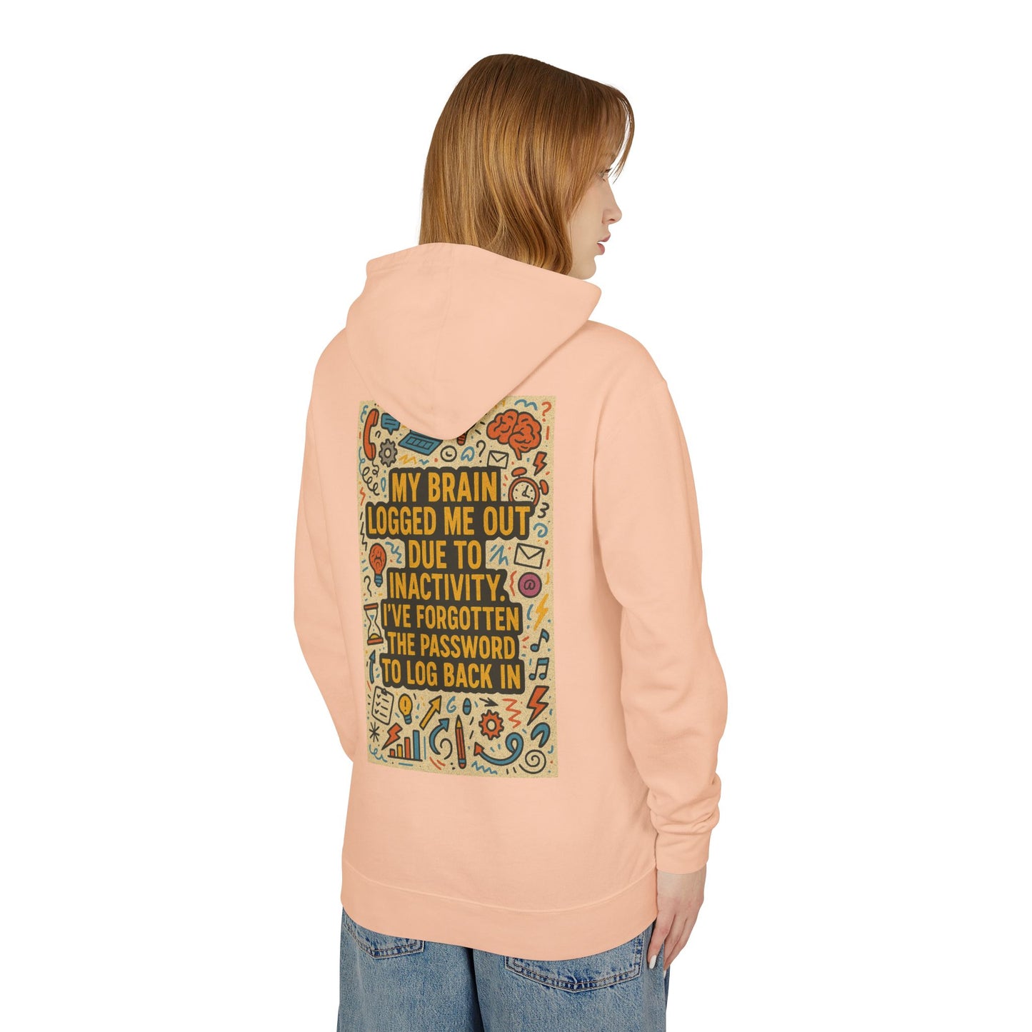 Logged Out Unisex Lightweight Hoodie