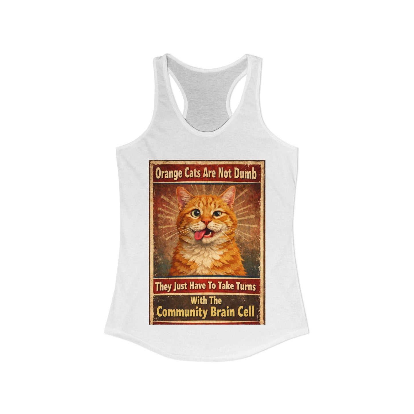 Community Brain Cell Women's Racerback Tank