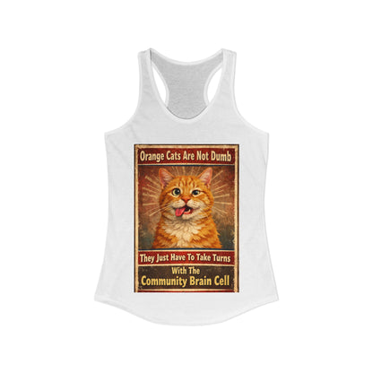 Community Brain Cell Women's Racerback Tank