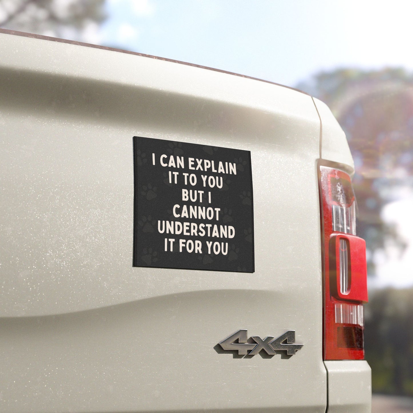 I Cannot Understand It For You Indoor/Outdoor Magnet