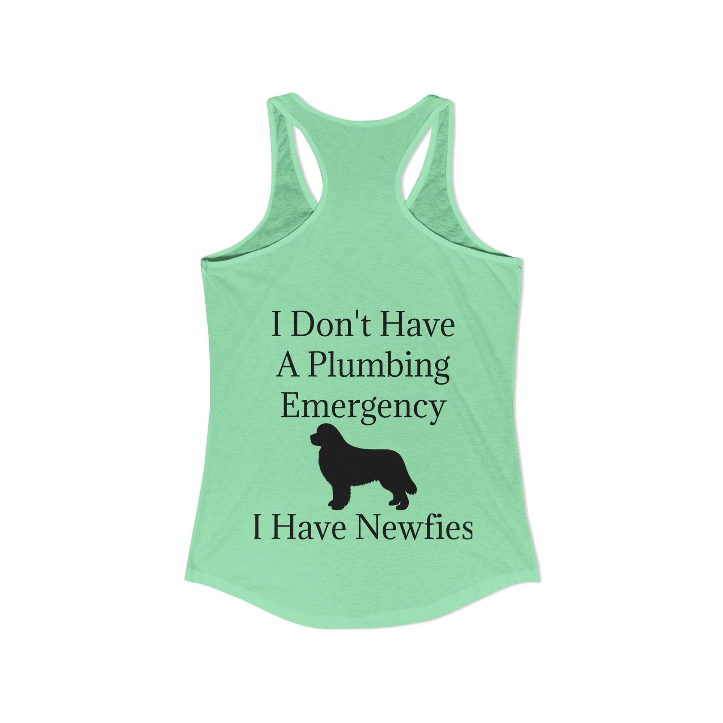 Plumbing Emergency Women's Racerback Tank