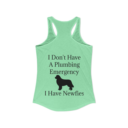 Plumbing Emergency Women's Racerback Tank