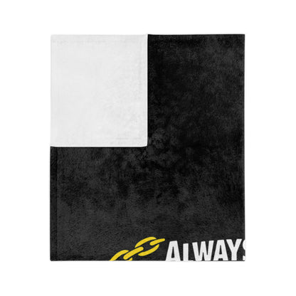 Always Hitched Velveteen Microfiber Blanket