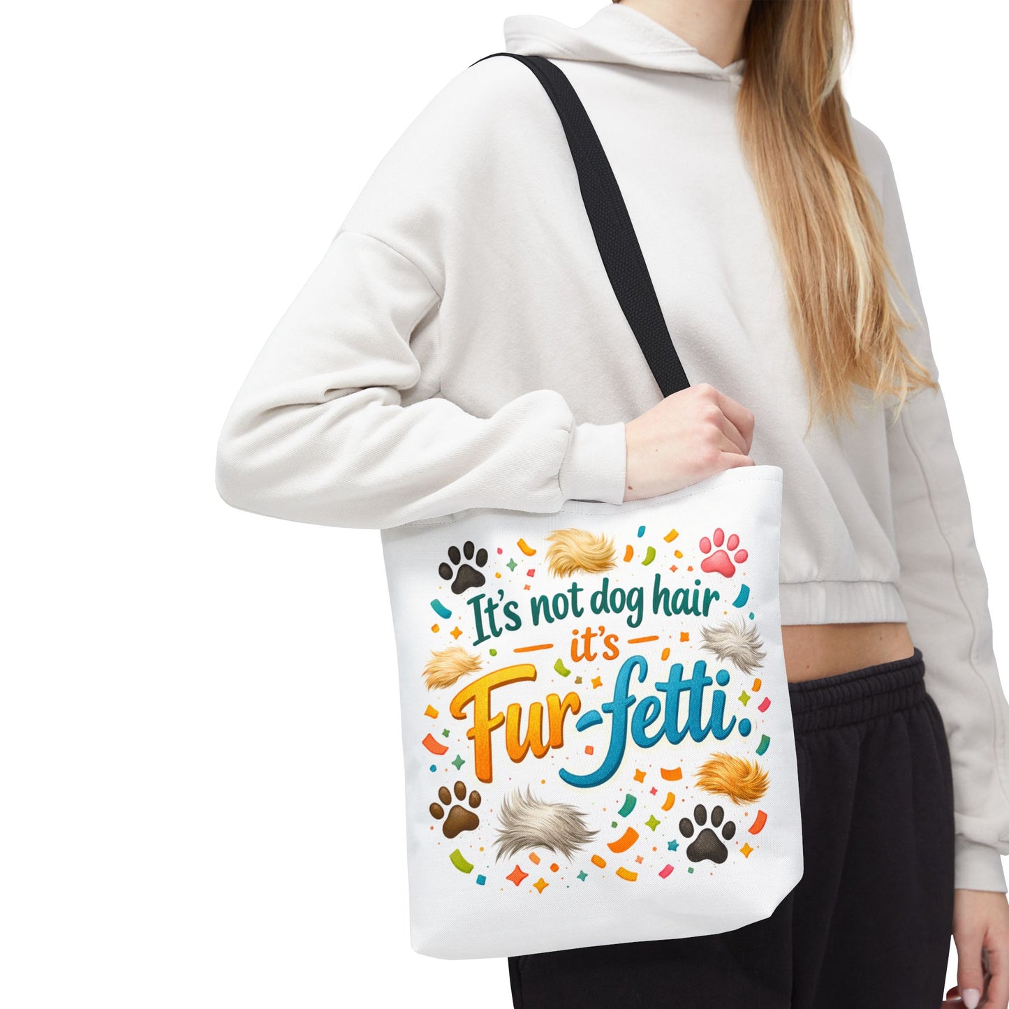 Fur-Fetti Dog Tote Bag