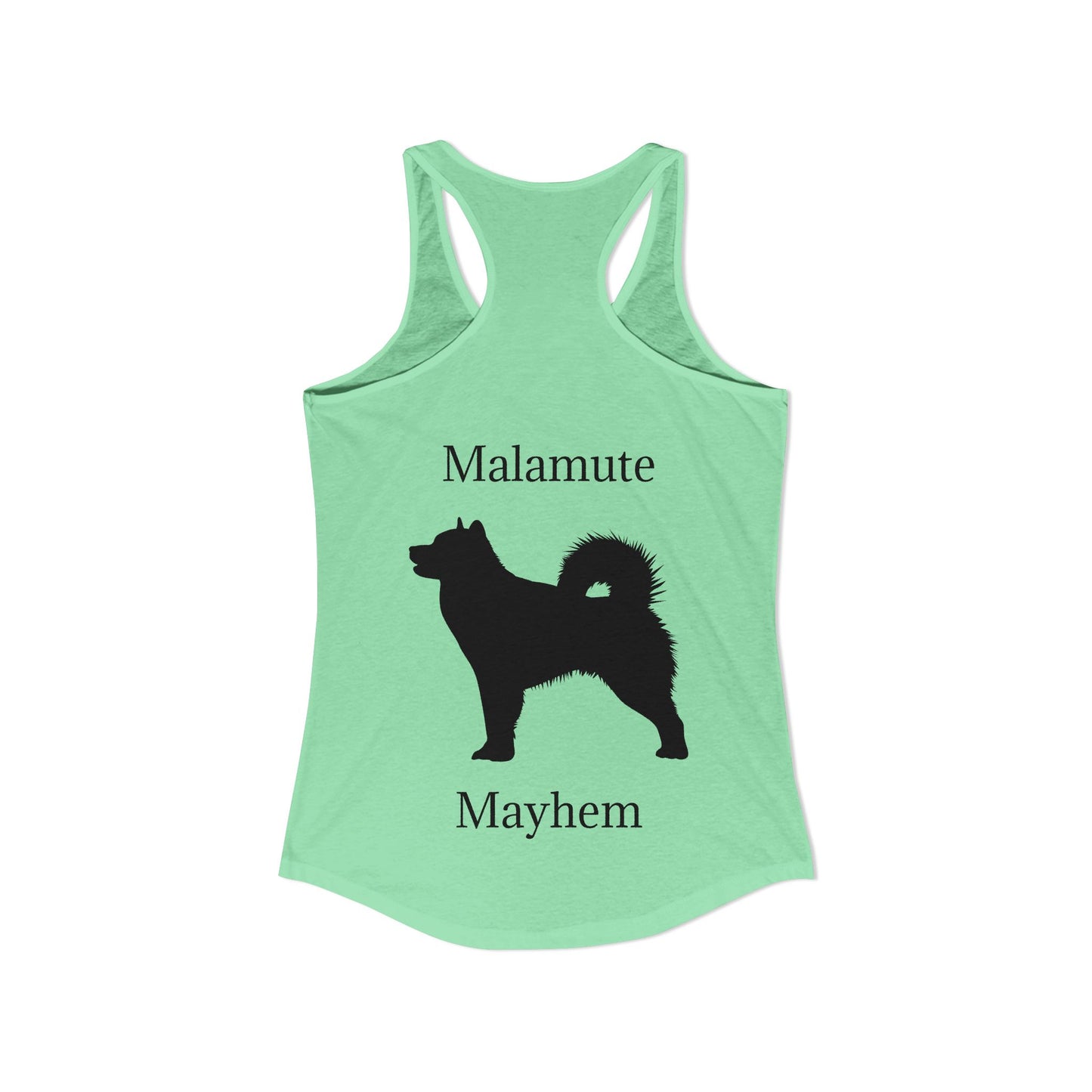Malamute Mayhem Women's Racerback Tank