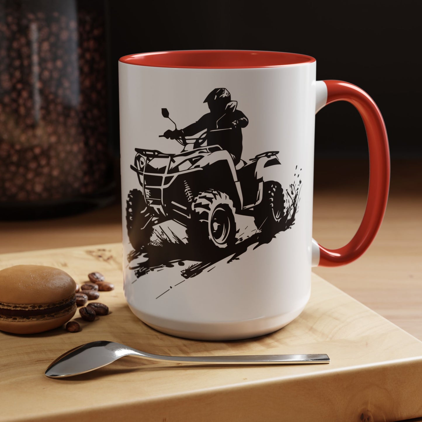Slingin' Mud Quad 2-Tone Coffee Mug