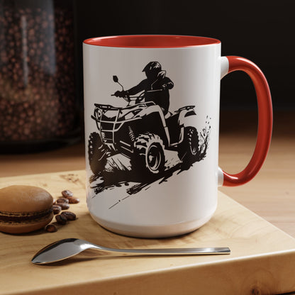 Slingin' Mud Quad 2-Tone Coffee Mug