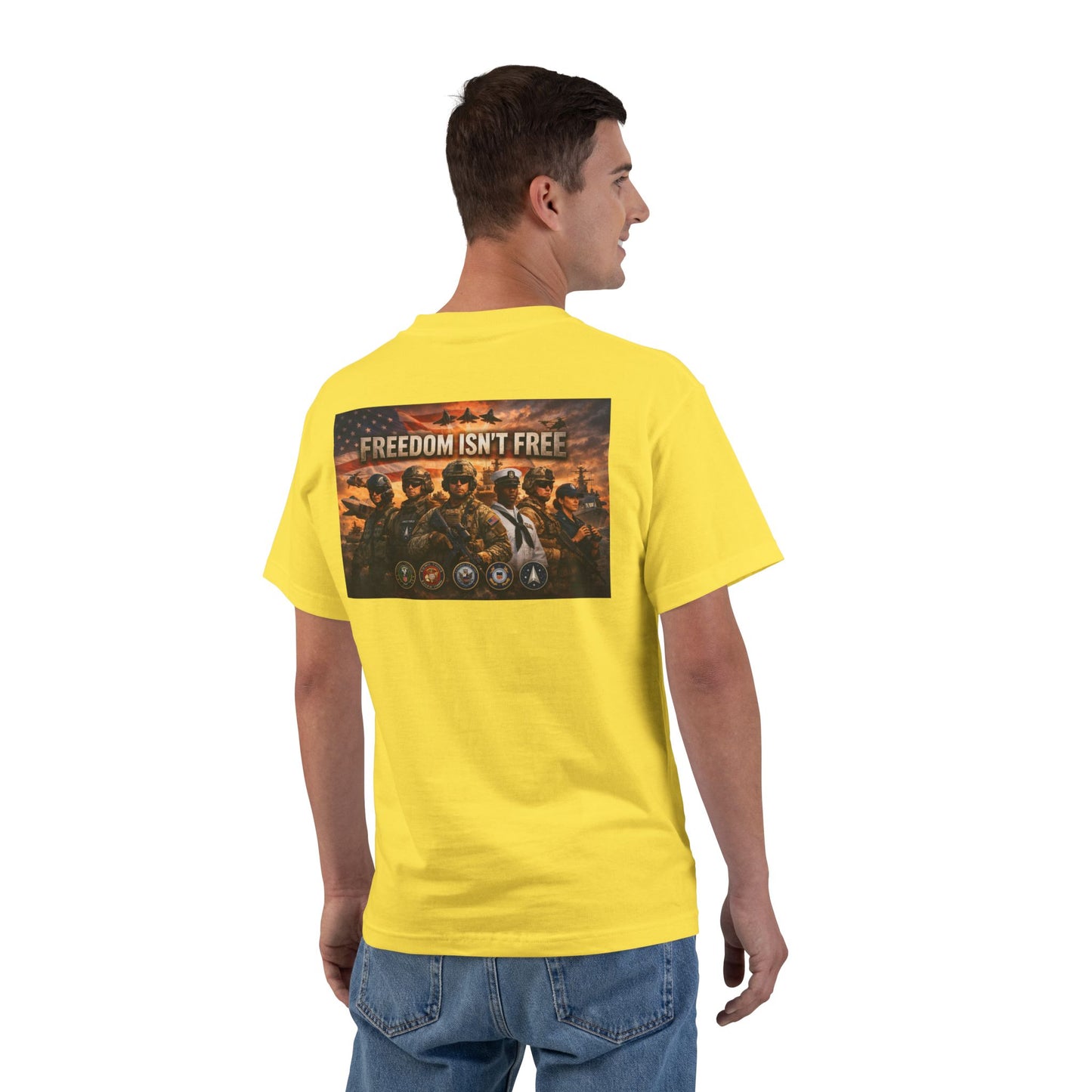 Freedom Isn't Free Men's Short-Sleeve Crewneck Tee