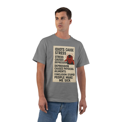 Stupid People Men's Short-Sleeve Crewneck Tee