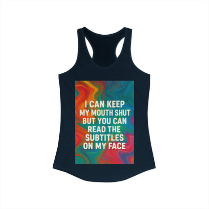 Subtitles Women's Racerback Tank