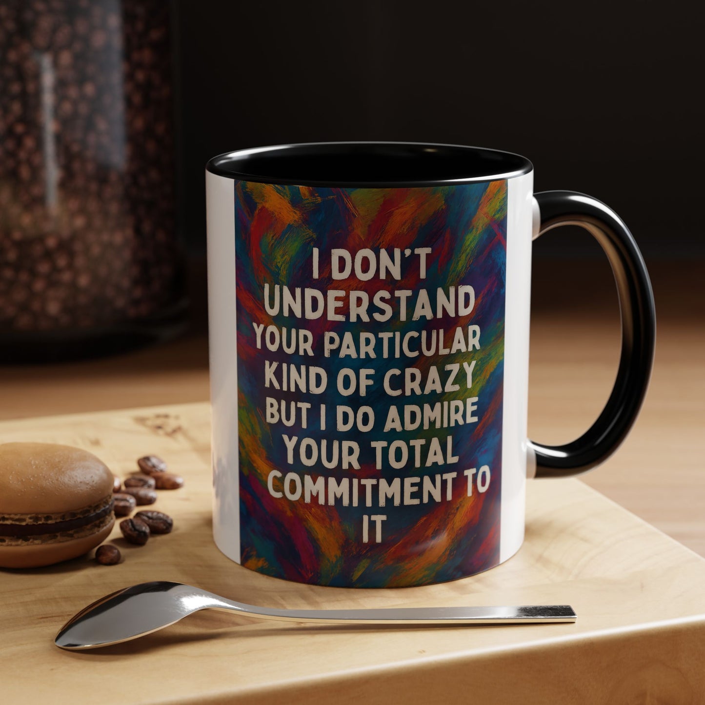 Kind Of Crazy 2-Tone Coffee Mug