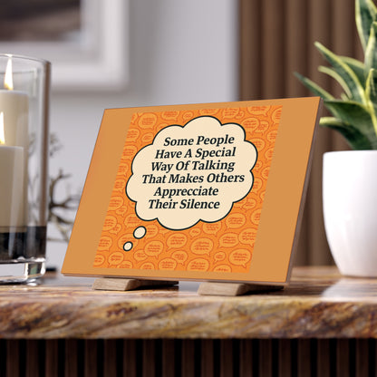Special Way Of Talking Ceramic Photo Tile